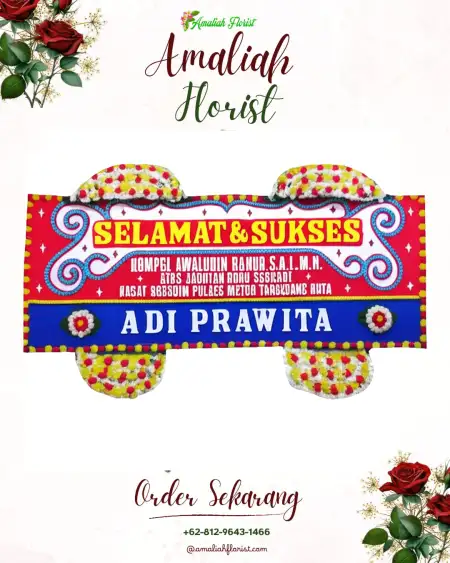 Papan Bunga Ucapan Selamat Sarwogadung